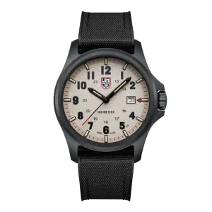 43MM LUMINOX ATACAMA FIELD SERIES QUARTZ WATCH WITH WARM GREY DIAL