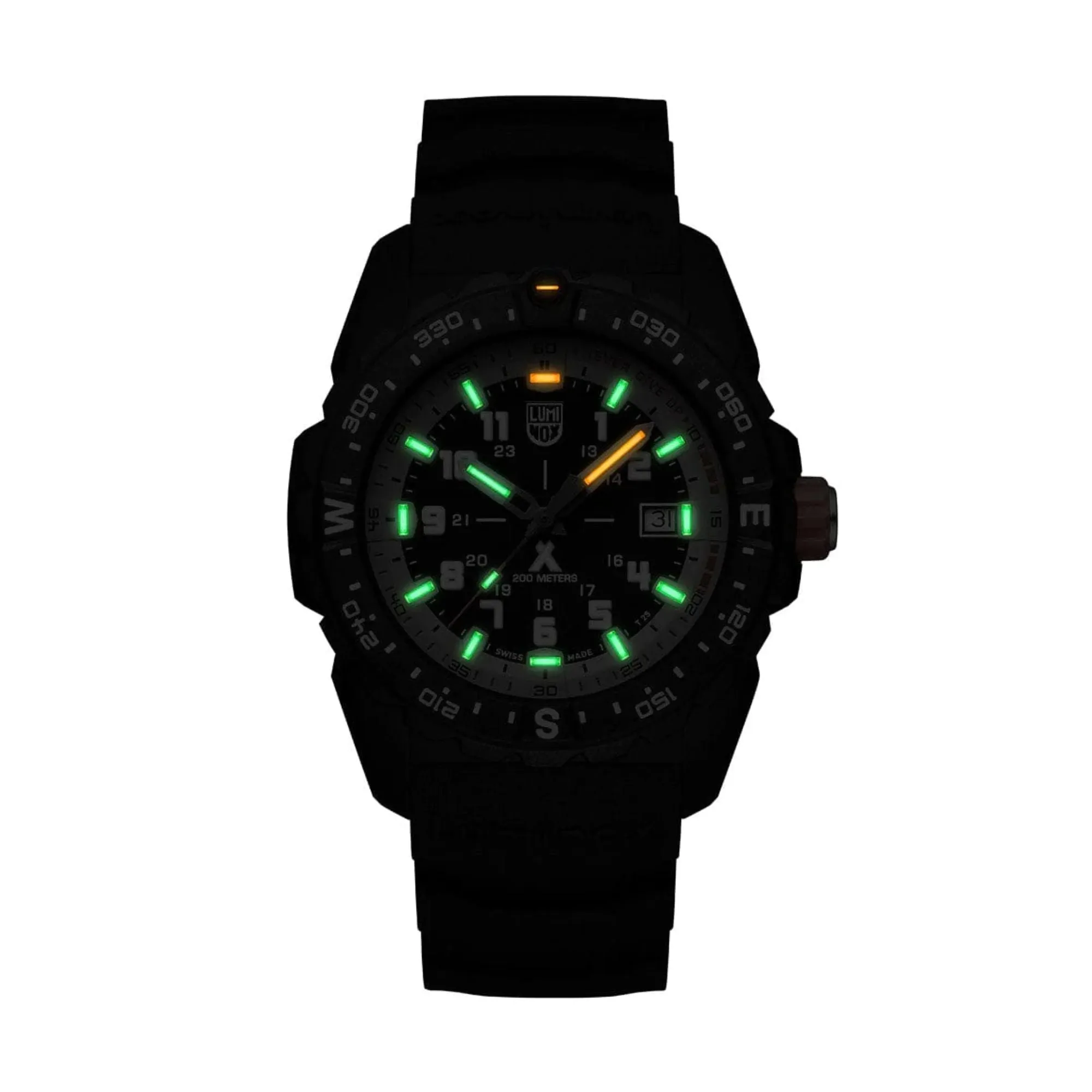 43MM LUMINOX BEAR GRYLLS SURVIVAL MOUNTAIN COLLECTION QUARTZ WATCH 277-00640