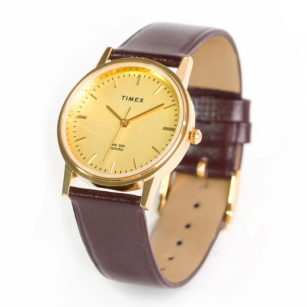 AB Series 3-Hand 33mm Leather Band