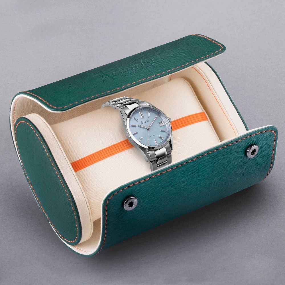 Accurist Everyday Ladies Watch Blue Pearl Dial 74002