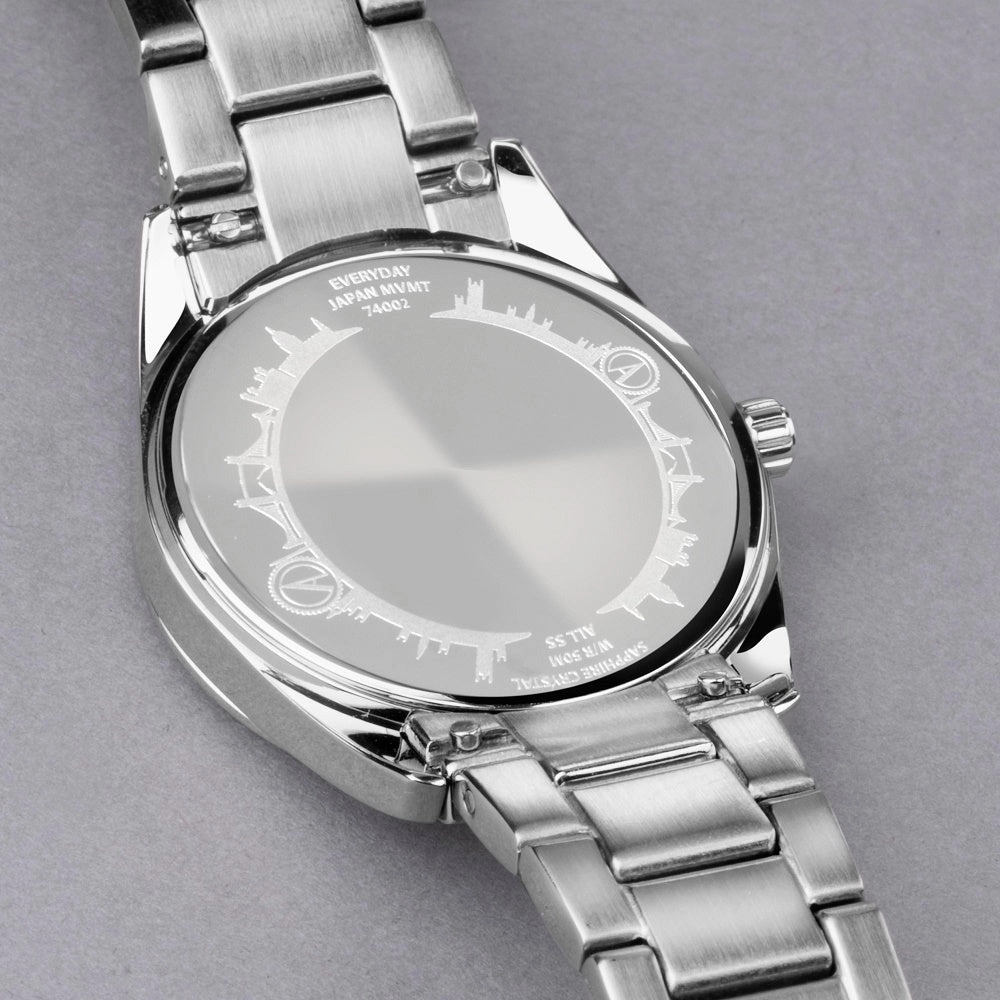 Accurist Everyday Ladies Watch Blue Pearl Dial 74002