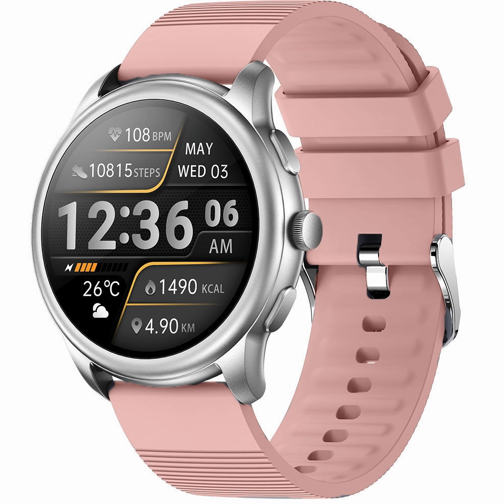 Active Pro Call  Connect Smart Watch Box Set with 3 Band Options Silver
