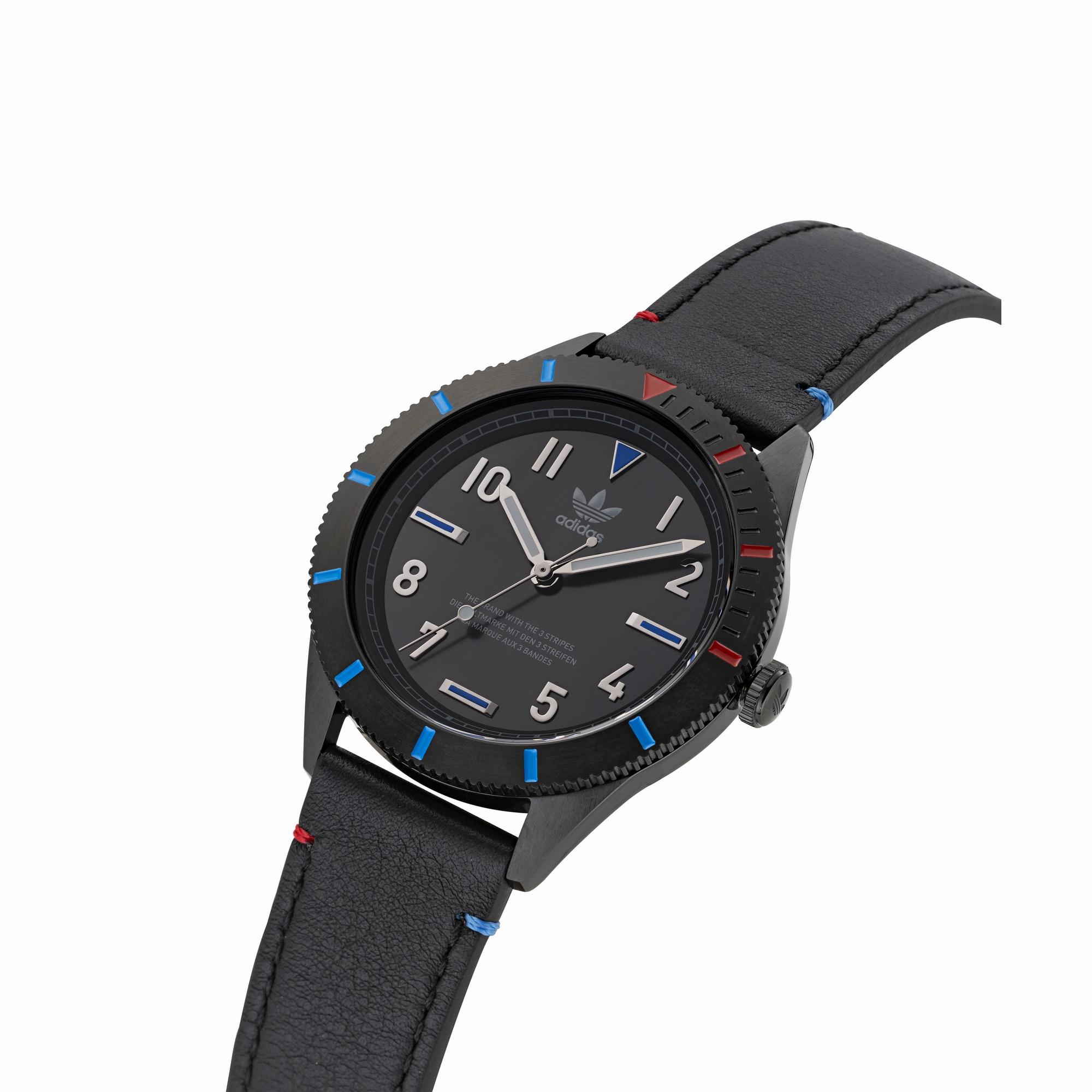 Adidas Edition Three 41mm Black Dial Watch AOFH22506