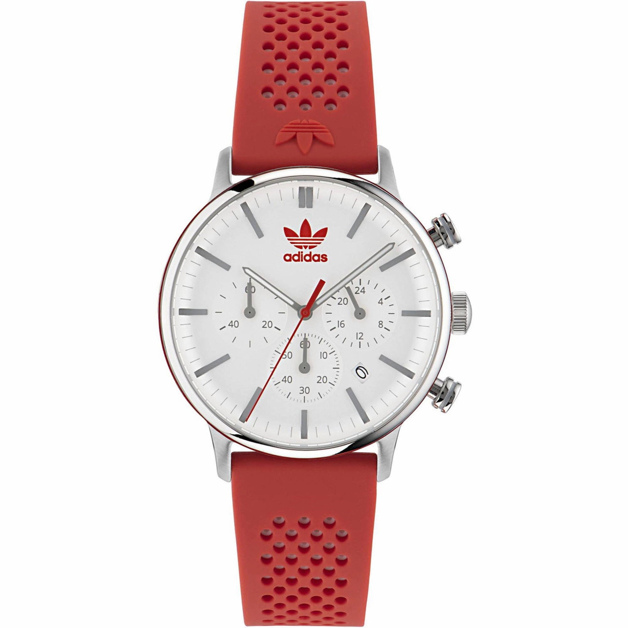 Adidas Men's Watch - Originals Quartz White Dial Silicone Rubber Strap | AOSY23019