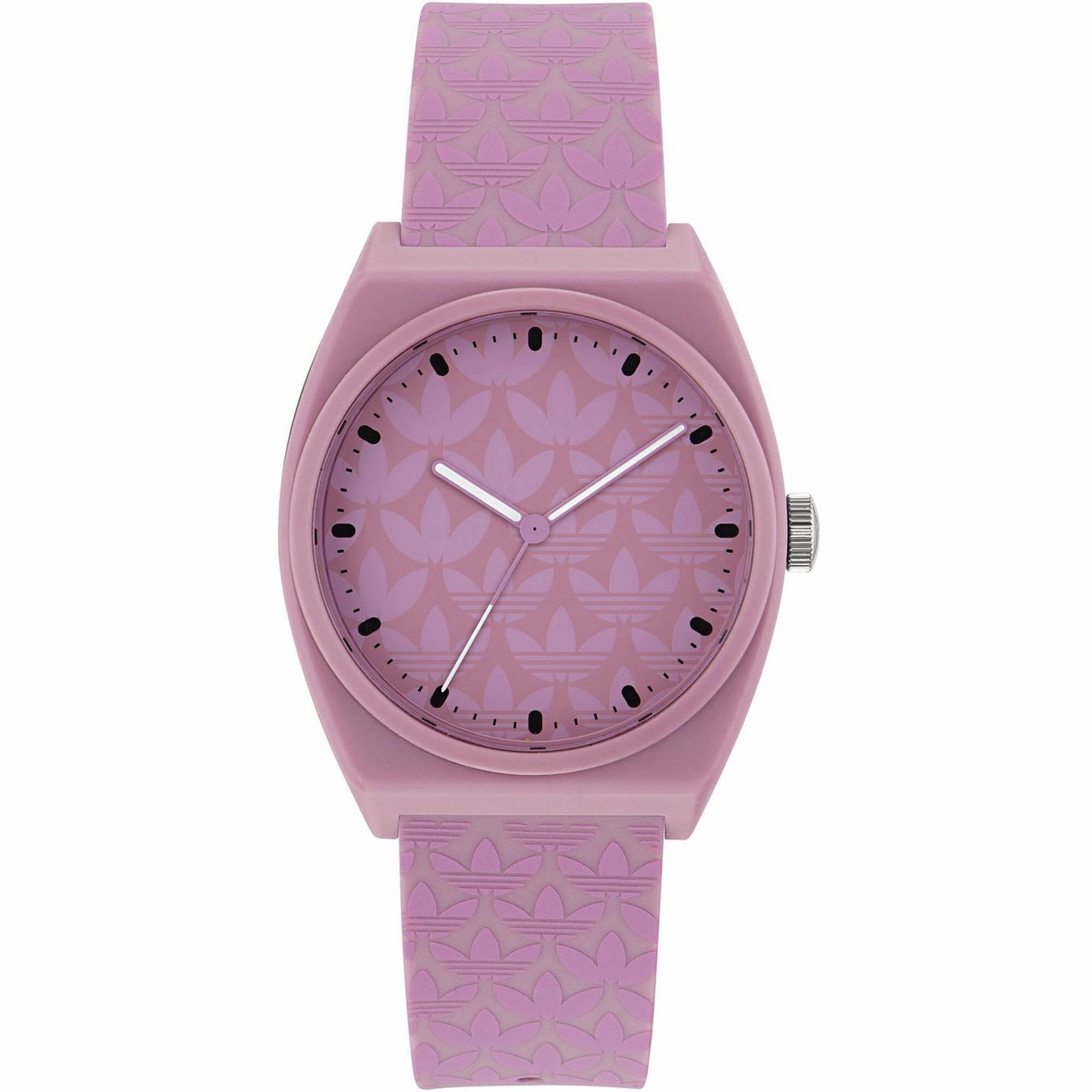 Adidas Men's Watch - Originals Rose Dial Pink Silicone Rubber Strap | AOST23052