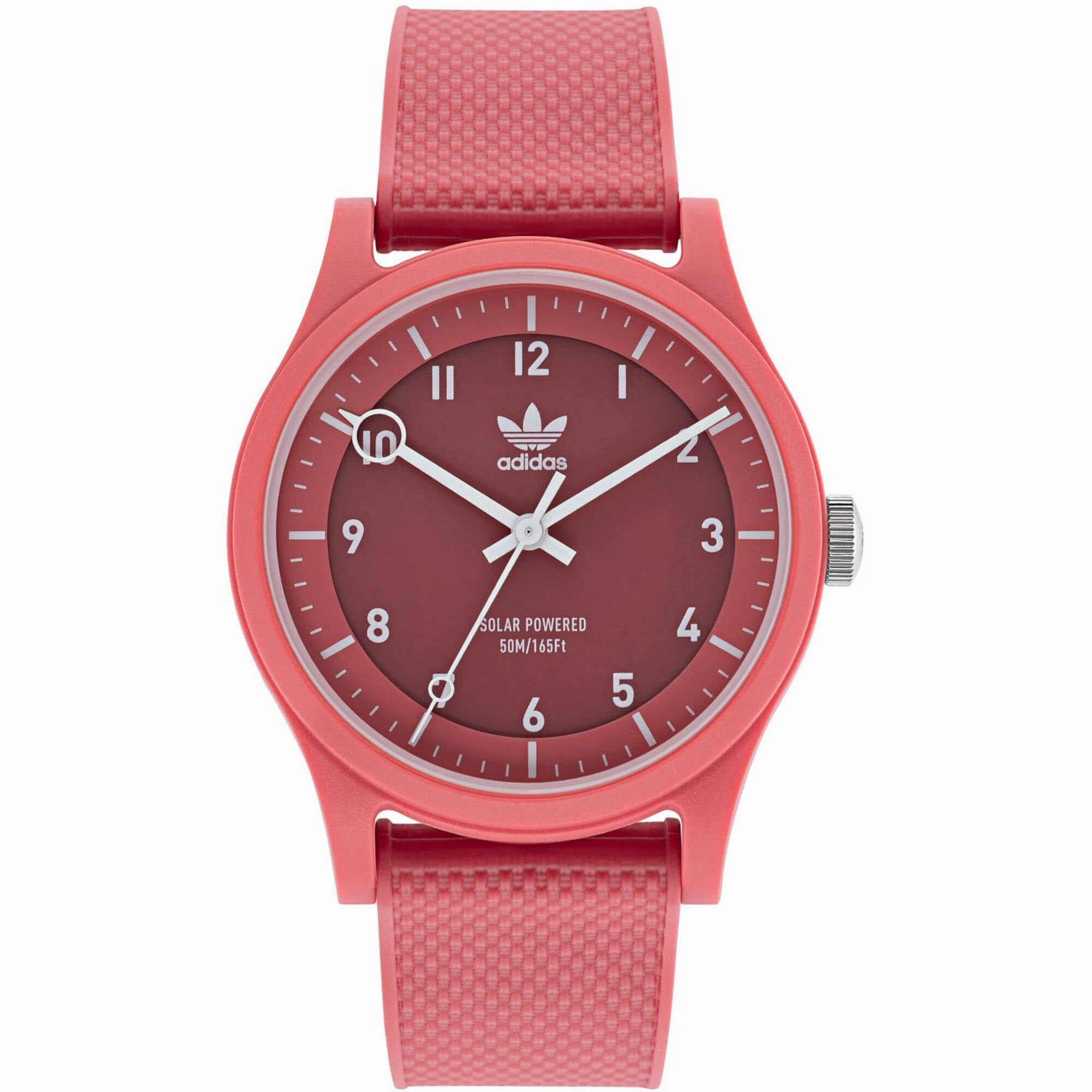 Adidas Women's Watch - Originals Quartz Rose Dial Pink Rubber Strap | AOST22046