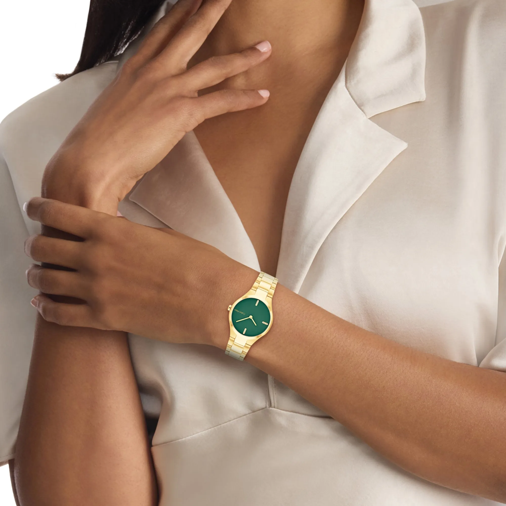 Admire Women Green Analog Stainless Steel Watch 25200333