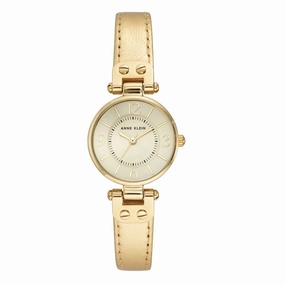 Anne Klein 10/9442CHGD Gold Dial Analog Quartz Women's Watch