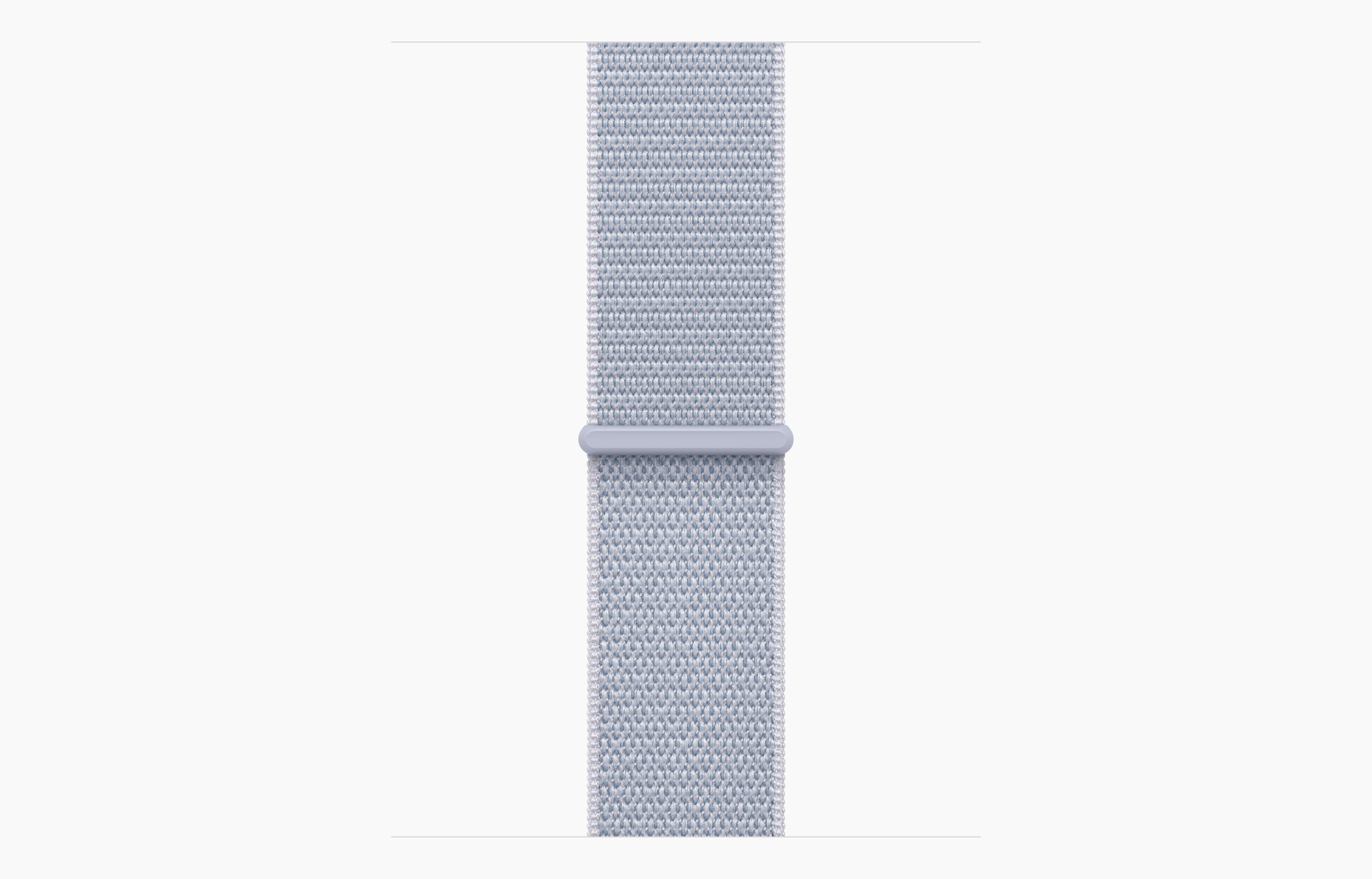 Apple Watch Series 10 GPS 42Mm Silver Aluminium Case, Blue Cloud Sport Loop