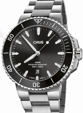 Aquis Date Black - Bracelet - 41.5mm - Ref. 01 733 7787 4154-07 8 22 04PEB