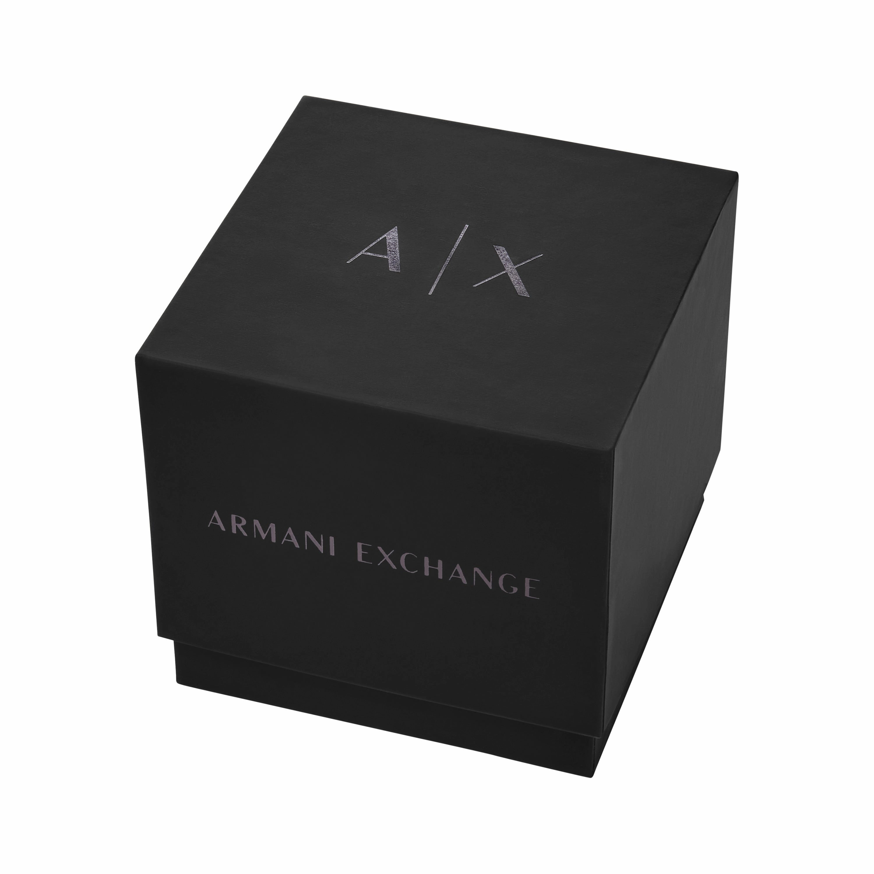 Armani Exchange Chronograph Blue Dial Gunmetal Stainless Steel Watch AX1967