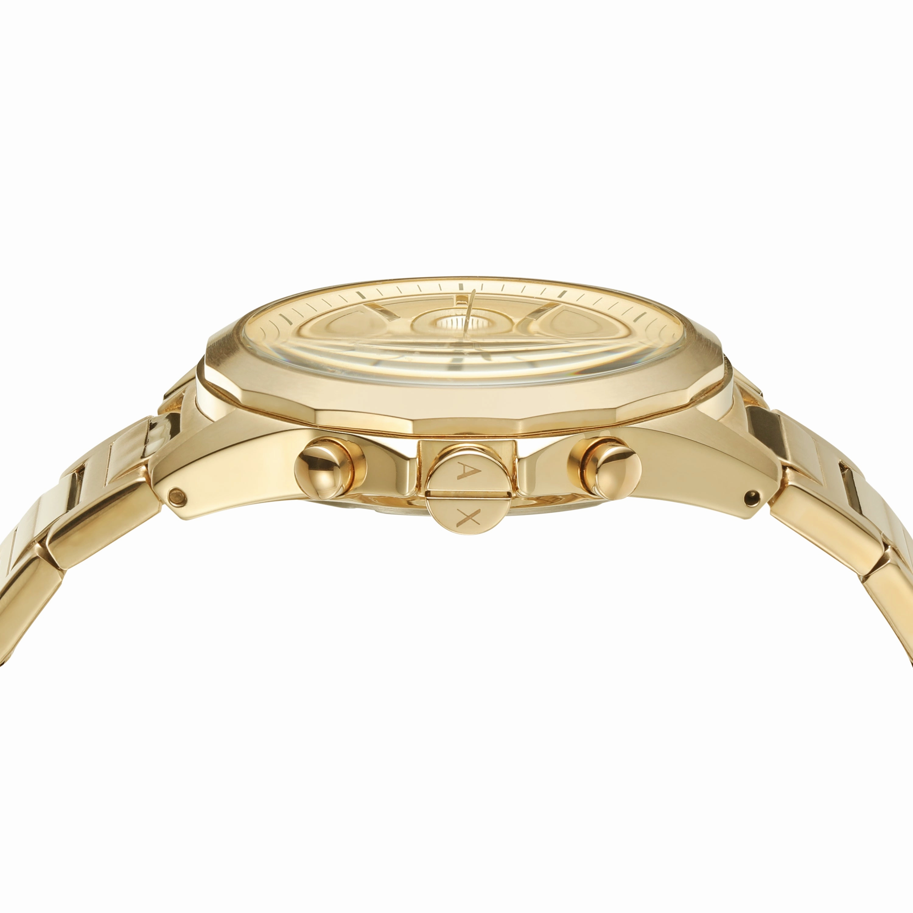 Armani Exchange Drexler Gold Stainless Steel Luxury Watch AX2602
