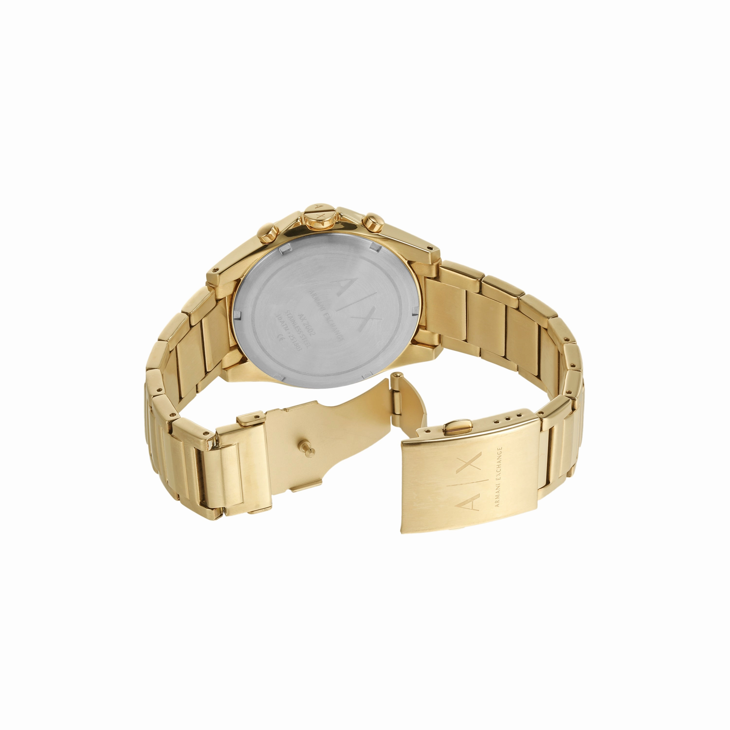 Armani Exchange Drexler Gold Stainless Steel Luxury Watch AX2602