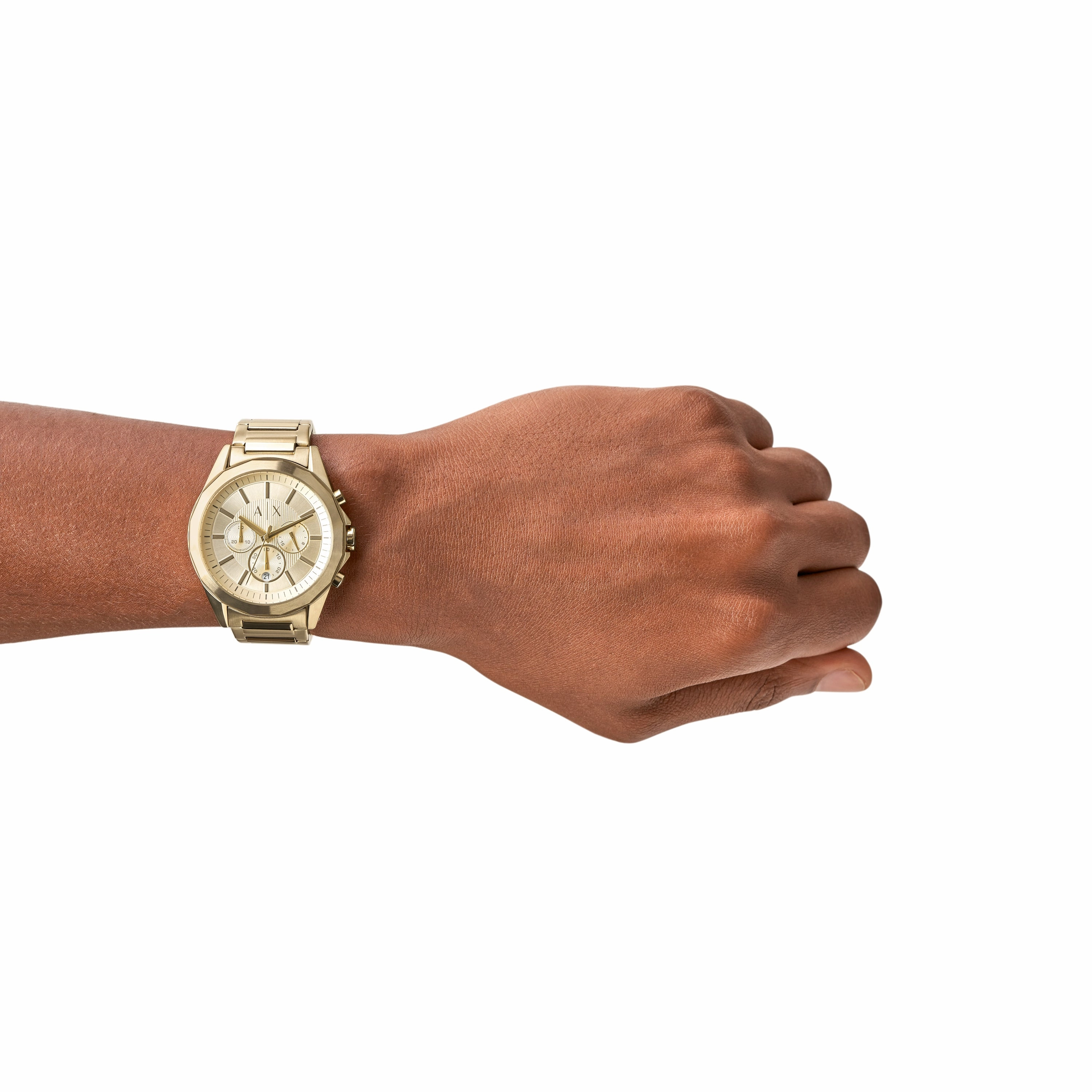 Armani Exchange Drexler Gold Stainless Steel Luxury Watch AX2602