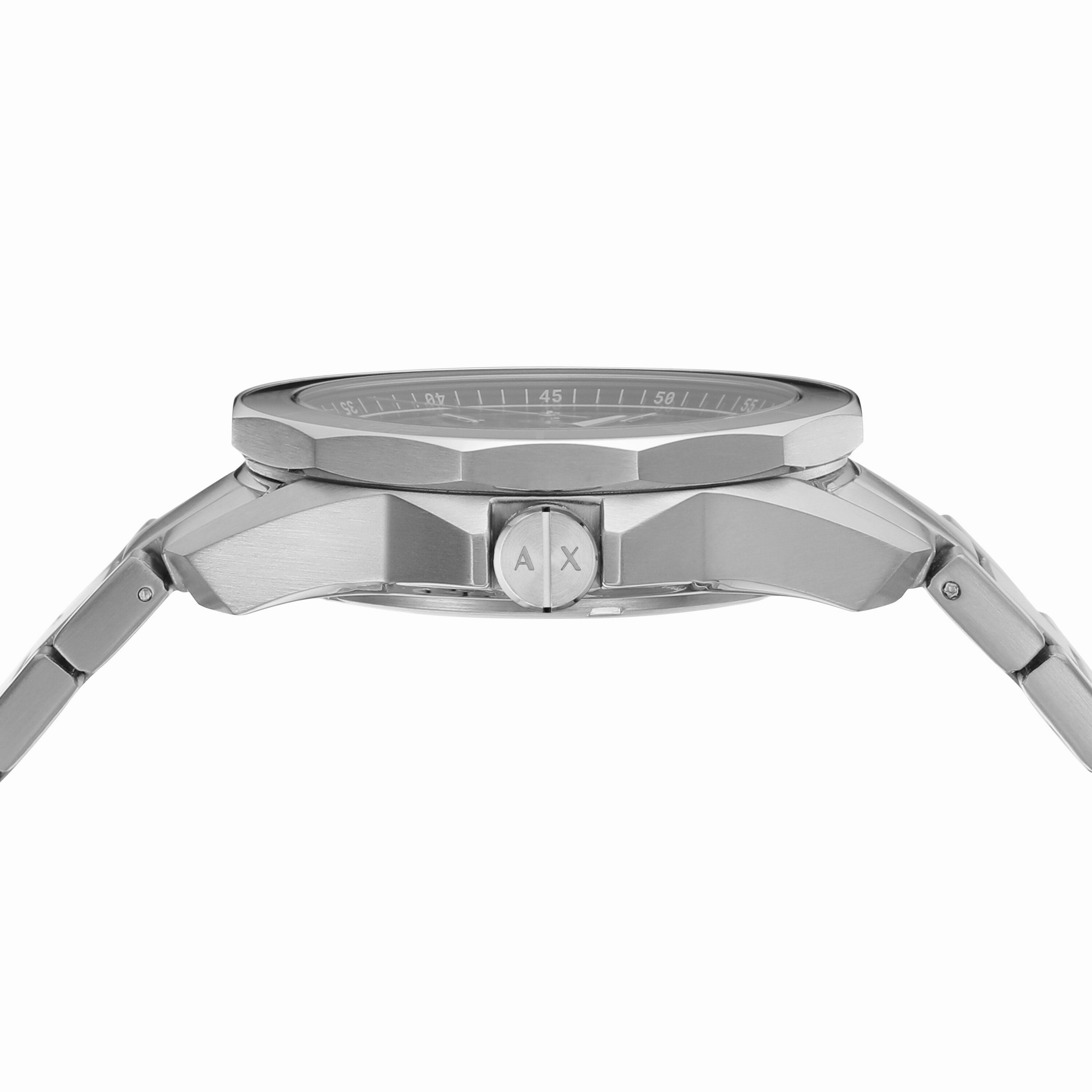 Armani Exchange Silver Tone Analogue Watch AX1955