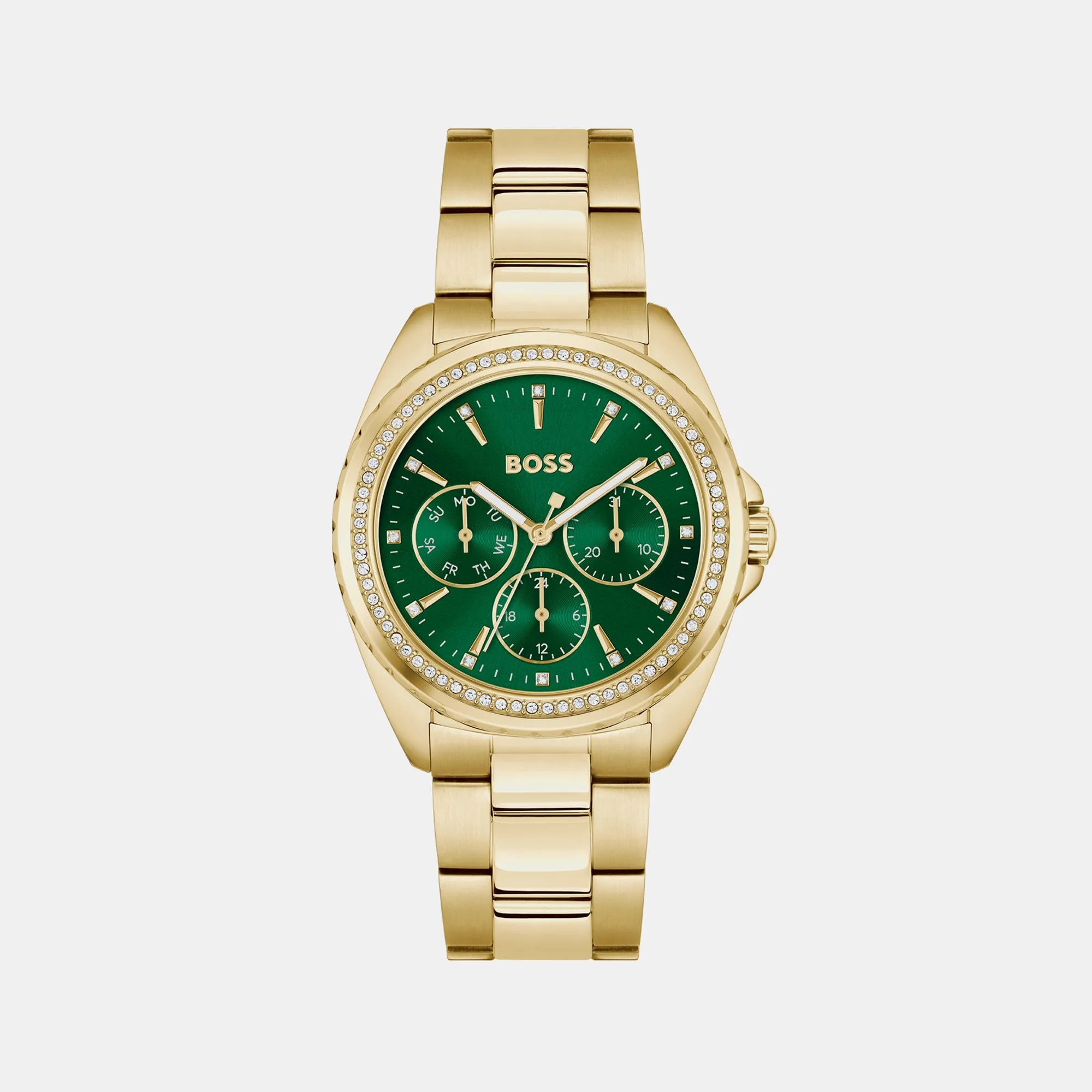 Atea Women's Green Chronograph Stainless Steel Watch 1502714