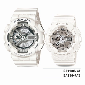 Baby-G & G-Shock Couple Watches BA110-7A3-GA110C-7A