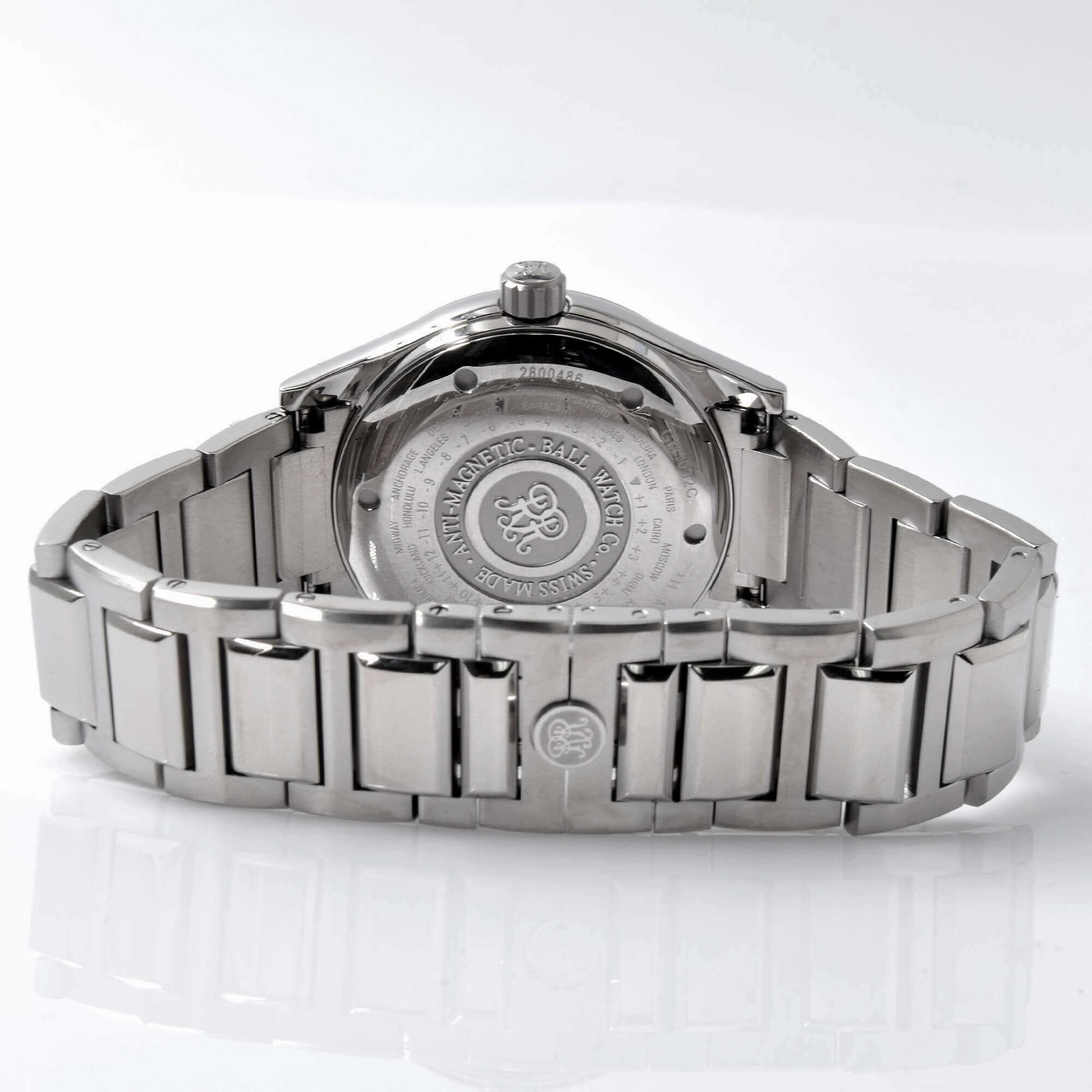 Ball Men's Automatic Watch - Engineer III Black Dial Silver Bracelet | GM1032C-S3-BK