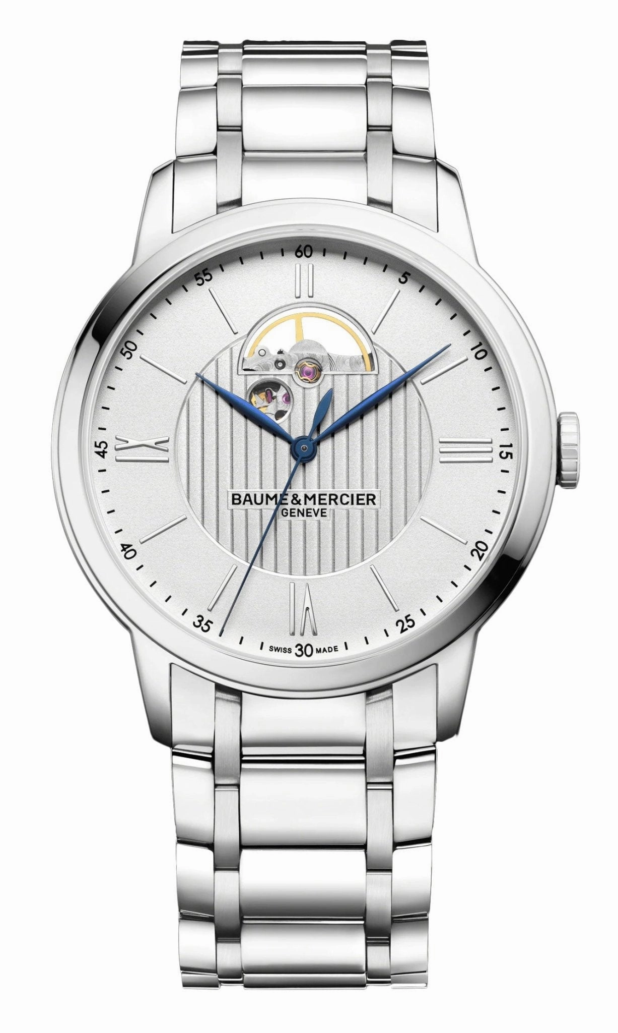 Baume & Mercier Classima Stainless Steel Automatic Silver Dial Mens Watch M0A10525