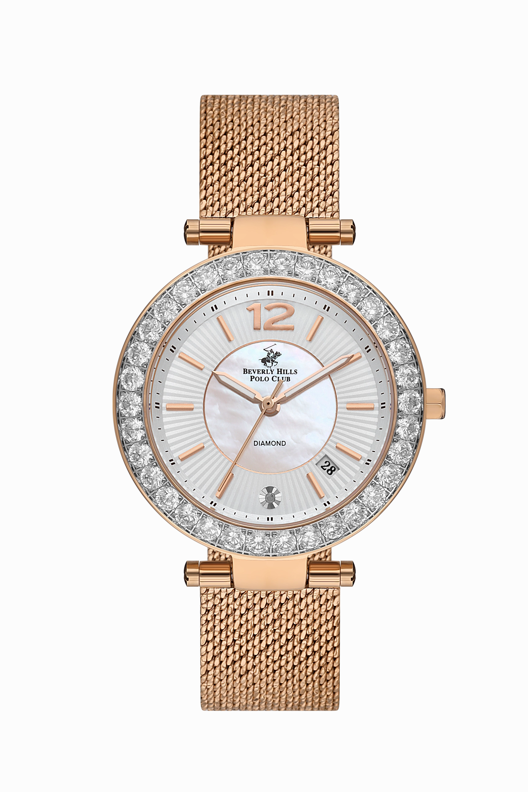 BHPC - BP3589C.420 - Ladies 3 Hands Glass Diamond