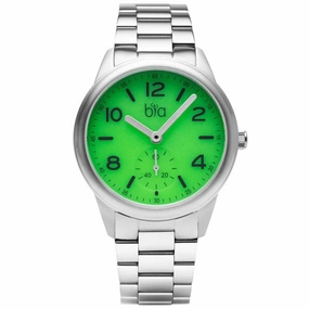 BIA Women's Quartz Watch - Suffragette Green Dial Stainless Steel Bracelet | B1005