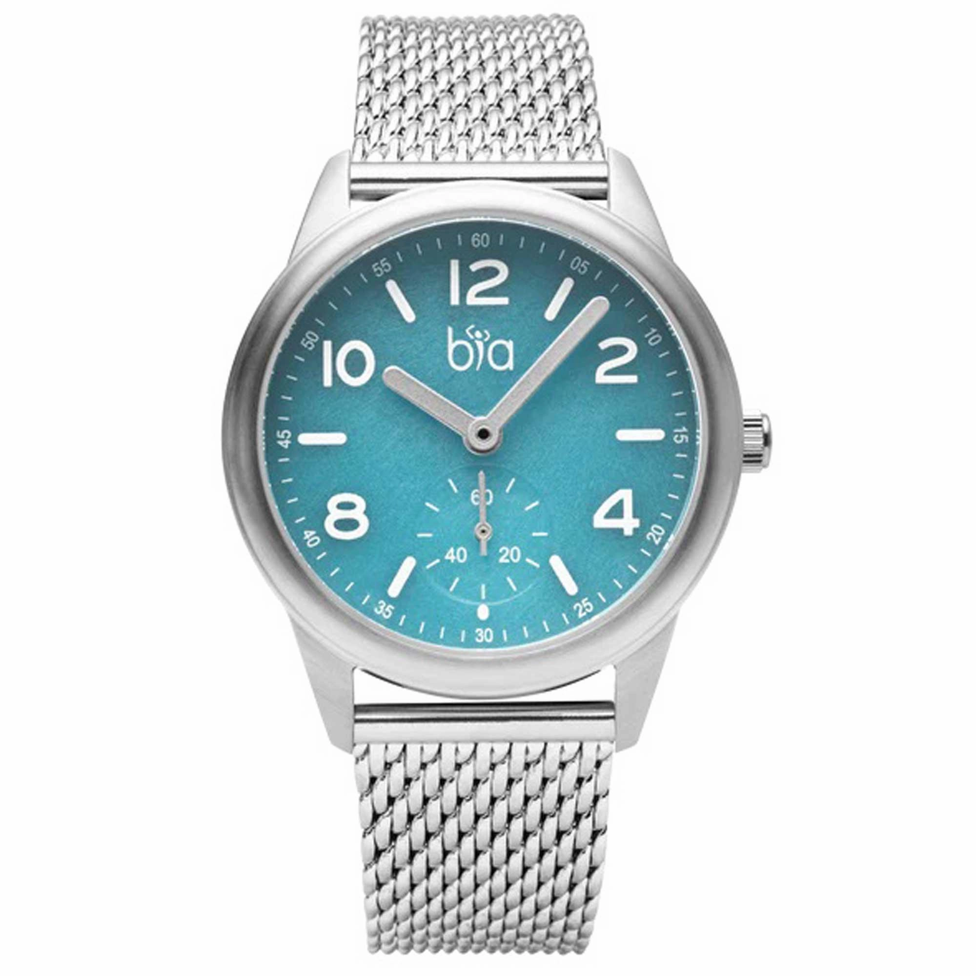 BIA Women's Watch - Suffragette Japanese Quartz Silver Steel Mesh Bracelet | B1012