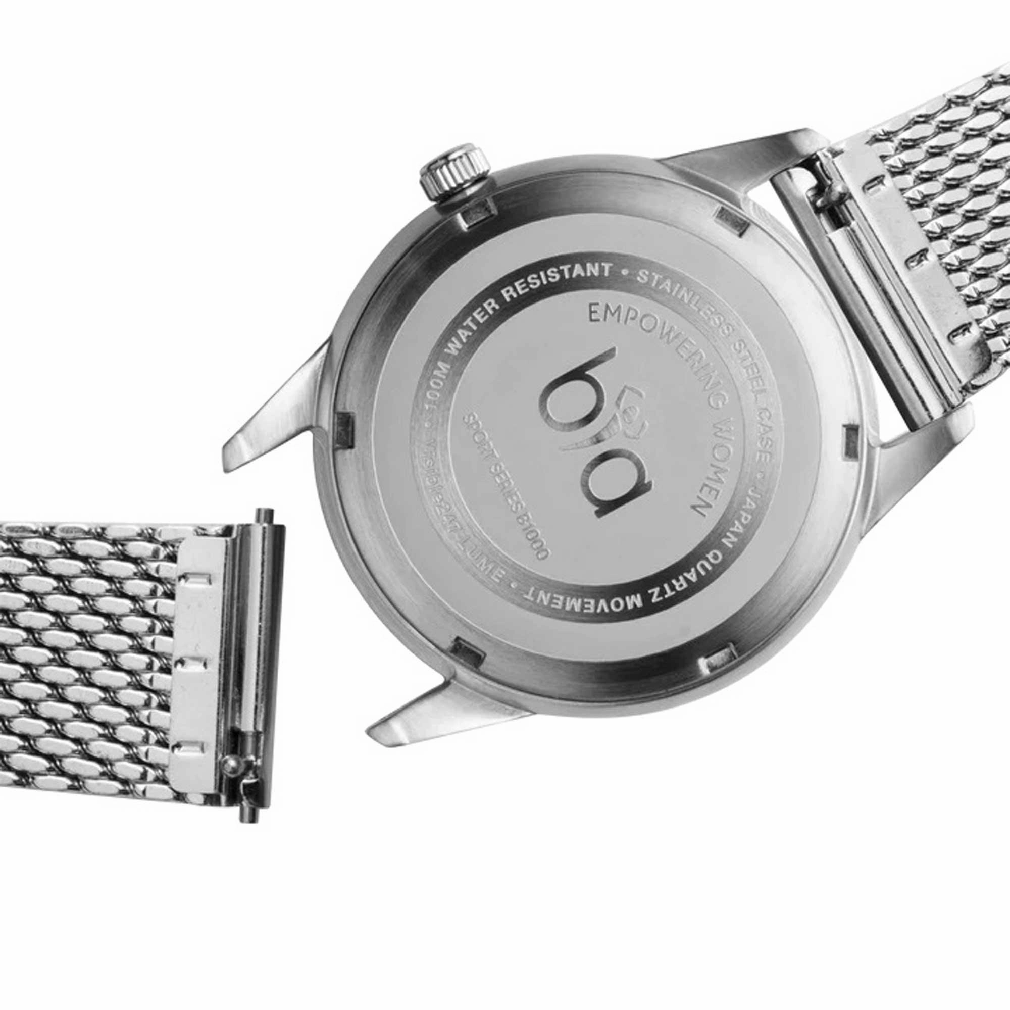 BIA Women's Watch - Suffragette Japanese Quartz Silver Steel Mesh Bracelet | B1012
