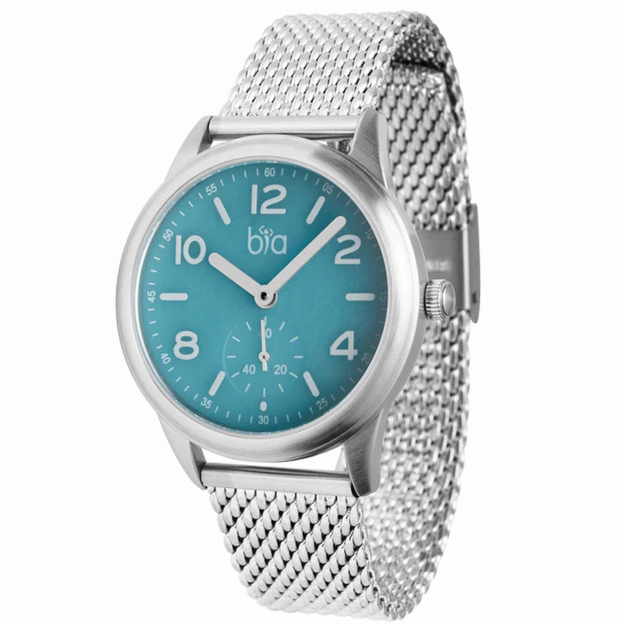 BIA Women's Watch - Suffragette Japanese Quartz Silver Steel Mesh Bracelet | B1012
