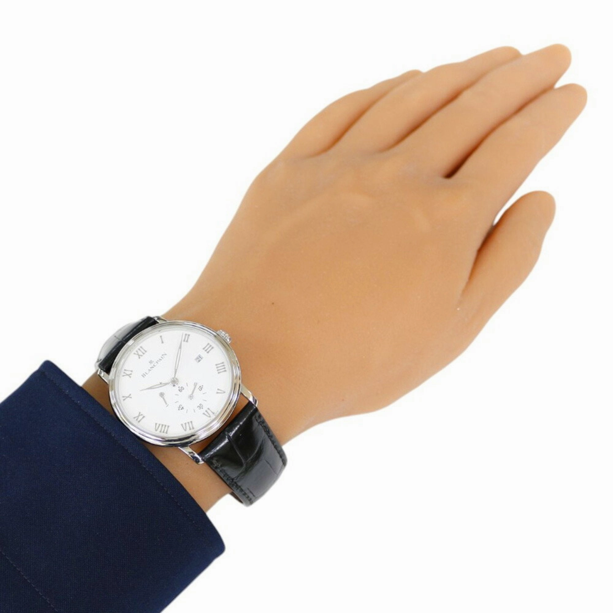 Blancpain Villeret  Stainless Steel Wristwatch (Pre-Owned)