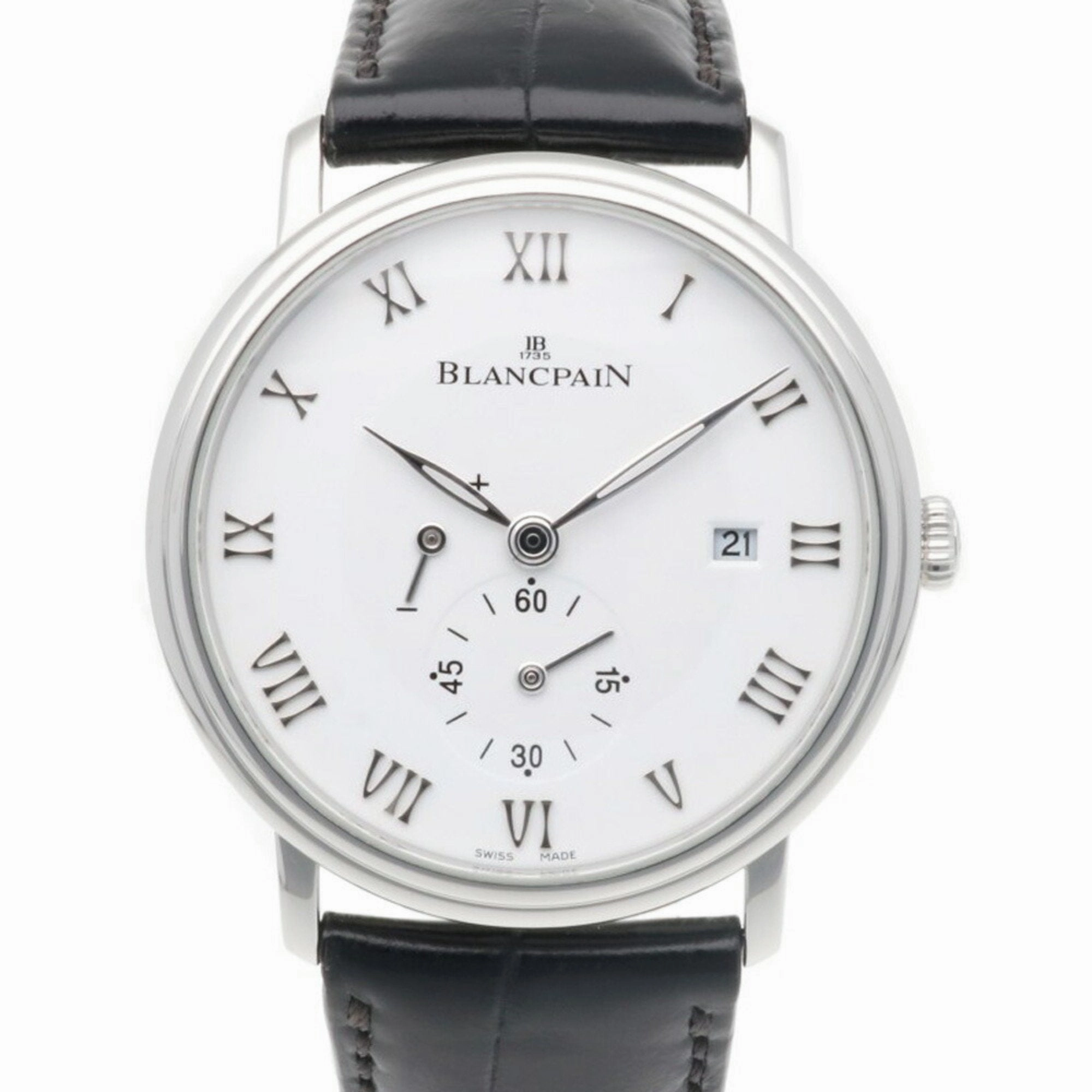 Blancpain Villeret  Stainless Steel Wristwatch (Pre-Owned)