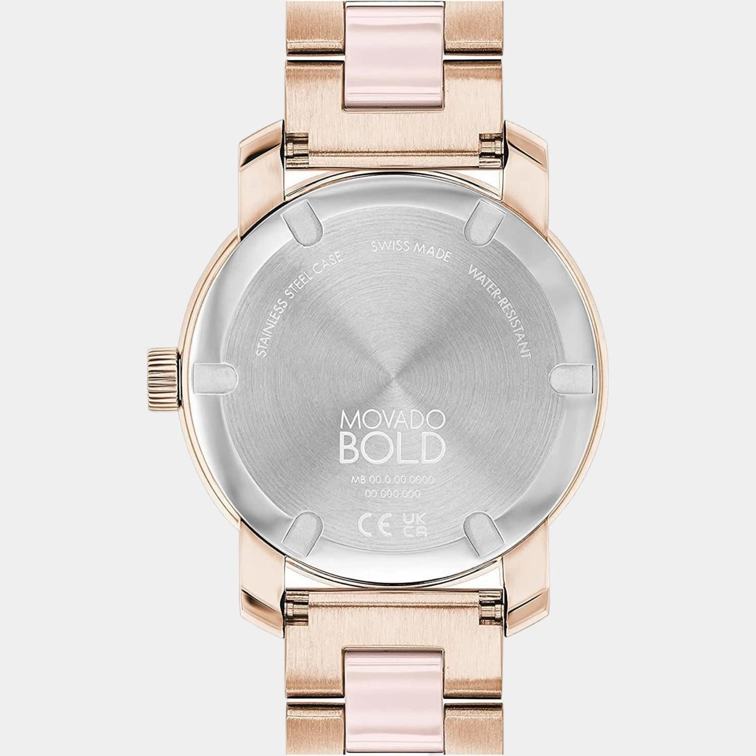 Bold Ceramic Women's Analog Stainless Steel Watch 3600799