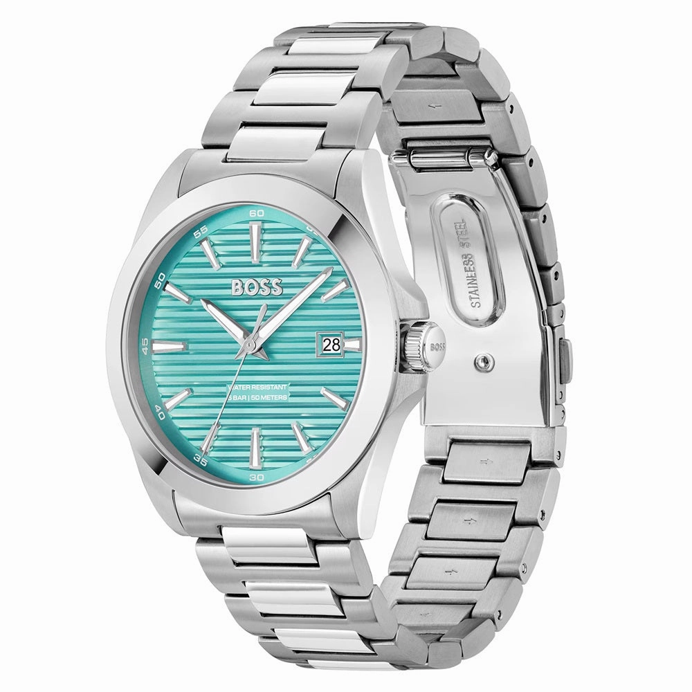 BOSS Watches Mens Strike Watch in Turquoise 1514171