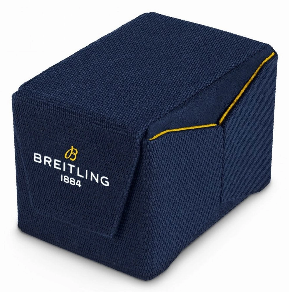 Breitling Superocean Heritage Automatic Chronograph Stainless Steel Blue Dial Mesh Date Divers Mens Watch AB0162121C1A1