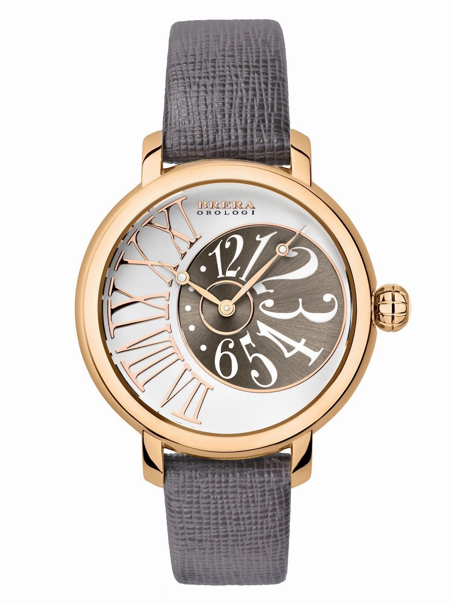 Brera Orologi "Valentina Elegant" BRVAEL3801 Silver/Grey/Rose Gold Women's Watch