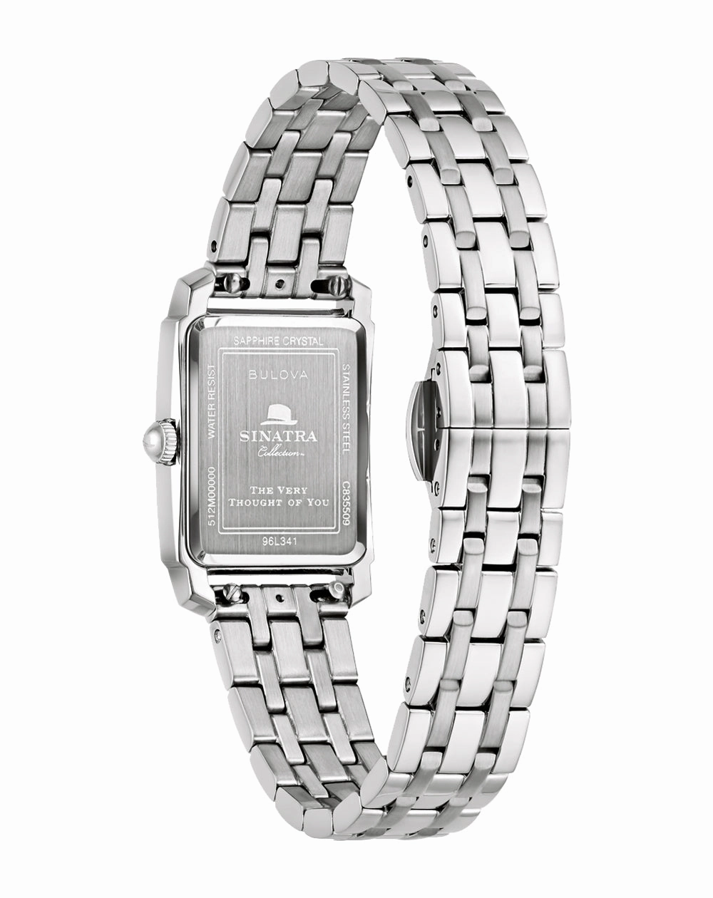 Bulova Frank Sinatra "The Very Thought of You" 33MM Black Dial Watch 96L341