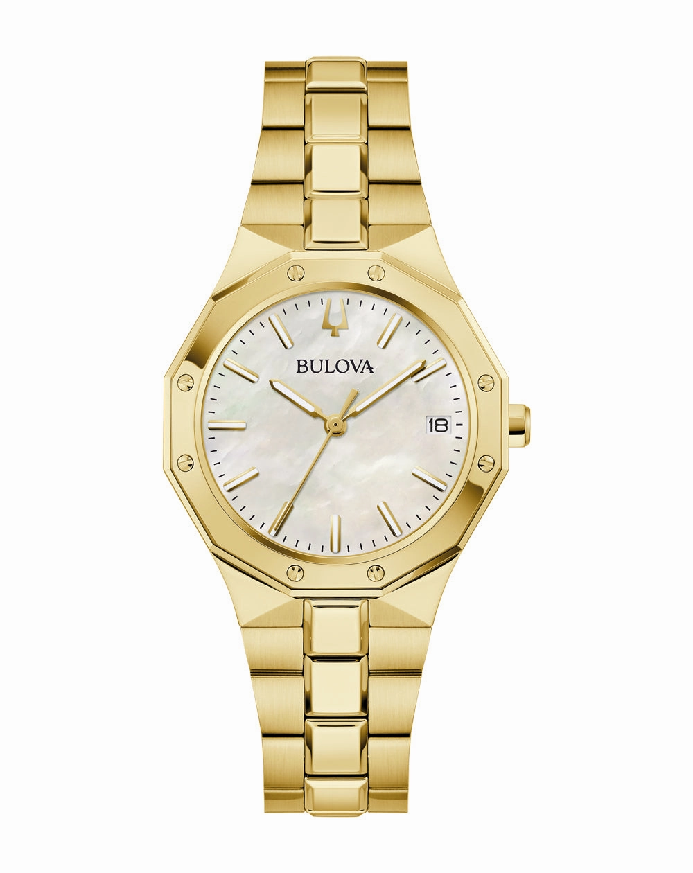 Bulova Prestige Classic White Dial Stainless Steel Watch 97M119