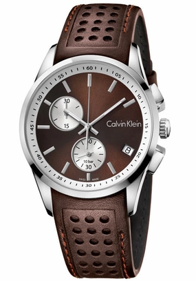 Calvin Klein - Bold orologio uomo marrone K5A371GK
