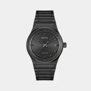 Candor Auto Men's Black Analog Stainless Steel Watch 1514120