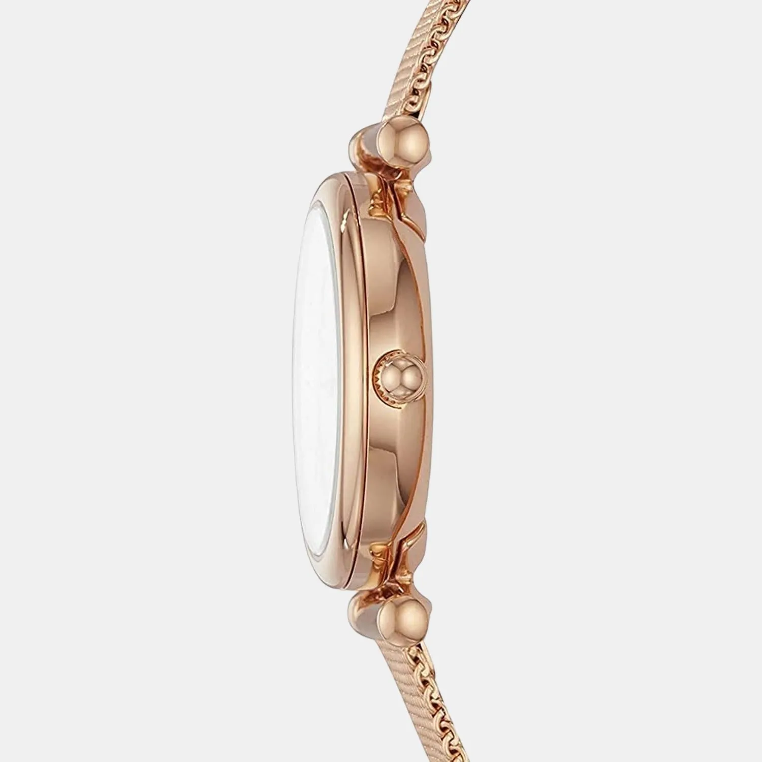 Carlie Women Quartz Mother-Of-Pearl Dial Analog Stainless Steel Watch ES4433