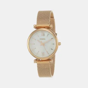 Carlie Women Quartz Mother-Of-Pearl Dial Analog Stainless Steel Watch ES4433