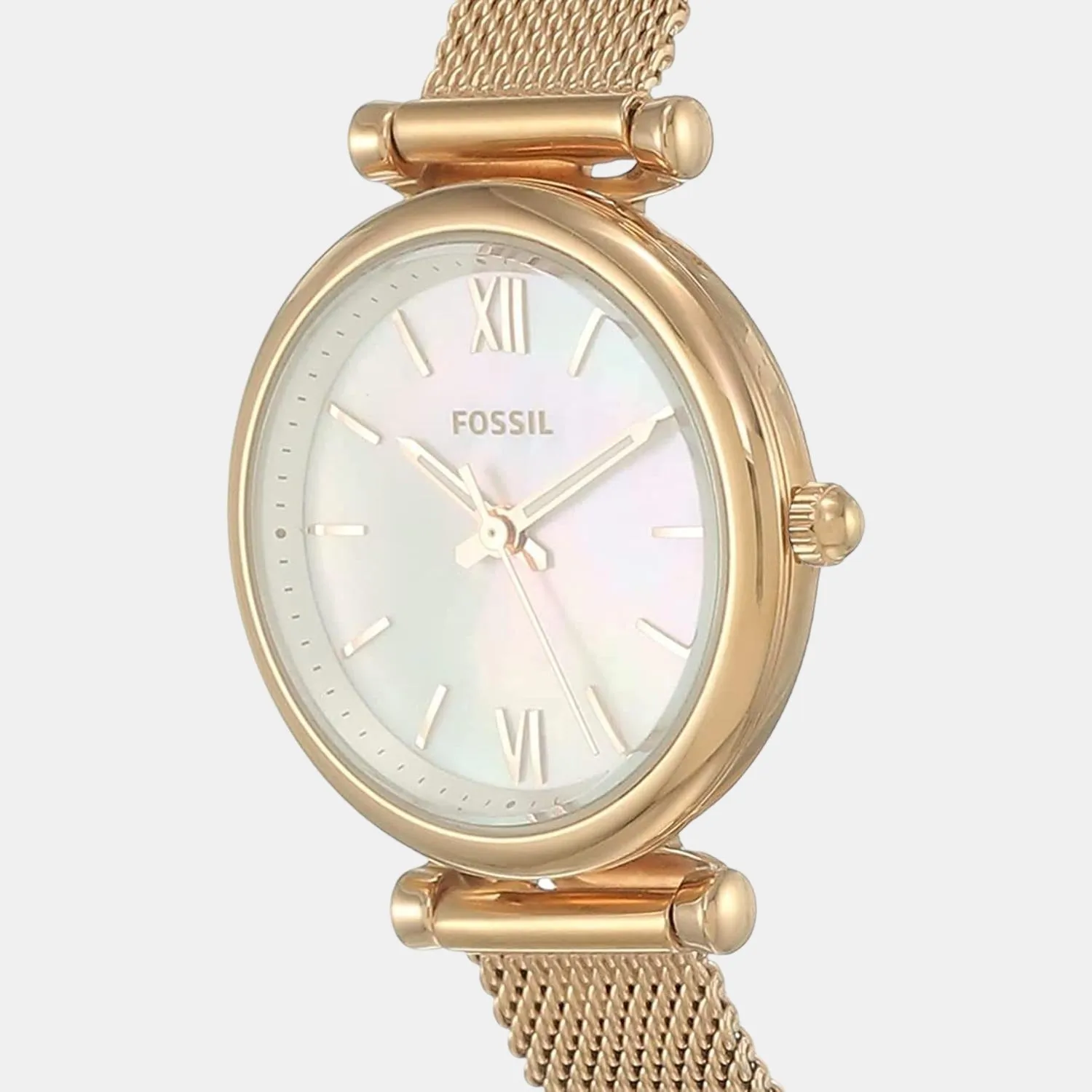 Carlie Women Quartz Mother-Of-Pearl Dial Analog Stainless Steel Watch ES4433