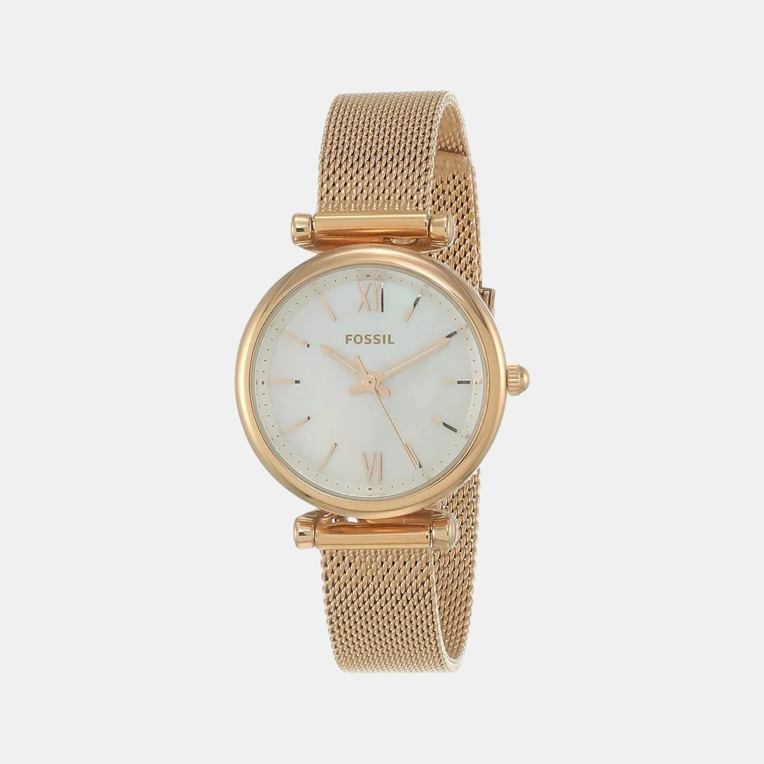 Carlie Women Quartz Mother-Of-Pearl Dial Analog Stainless Steel Watch ES4433