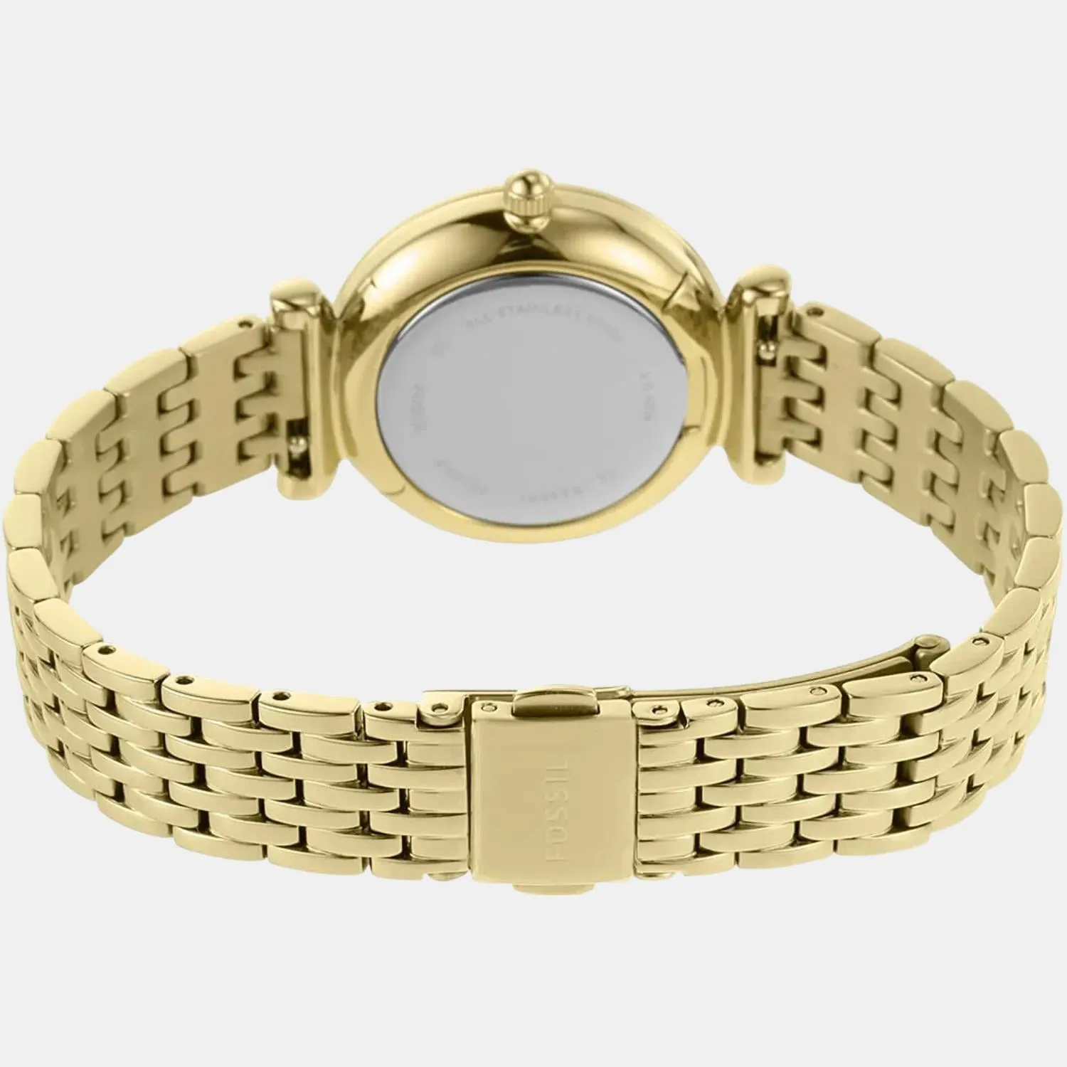 Carlie Women Quartz White Dial Analog Stainless Steel Watch ES4735