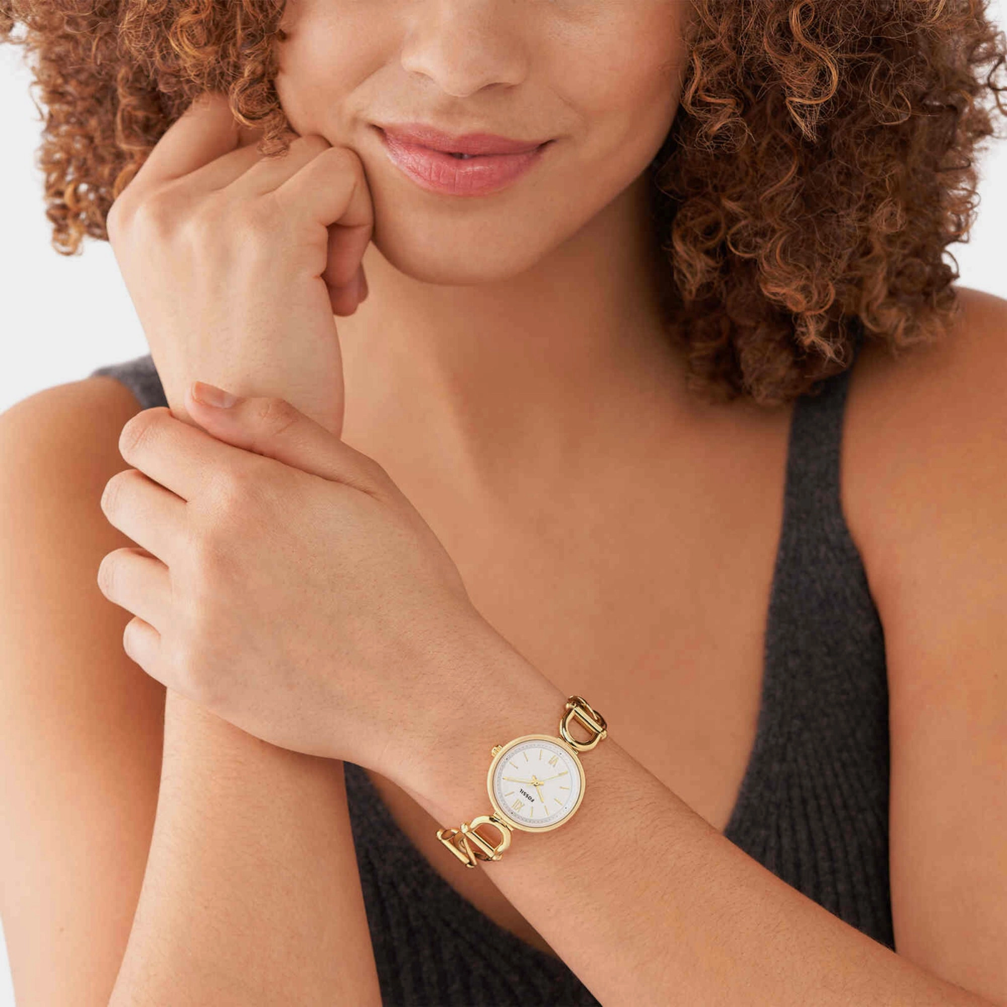 Carlie Women Quartz Silver Dial Analog Stainless Steel Watch ES5272