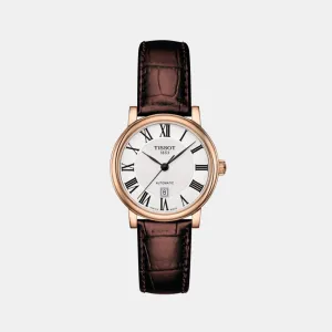 Carson Premium Women Analog Leather Automatic Watch T1222073603300