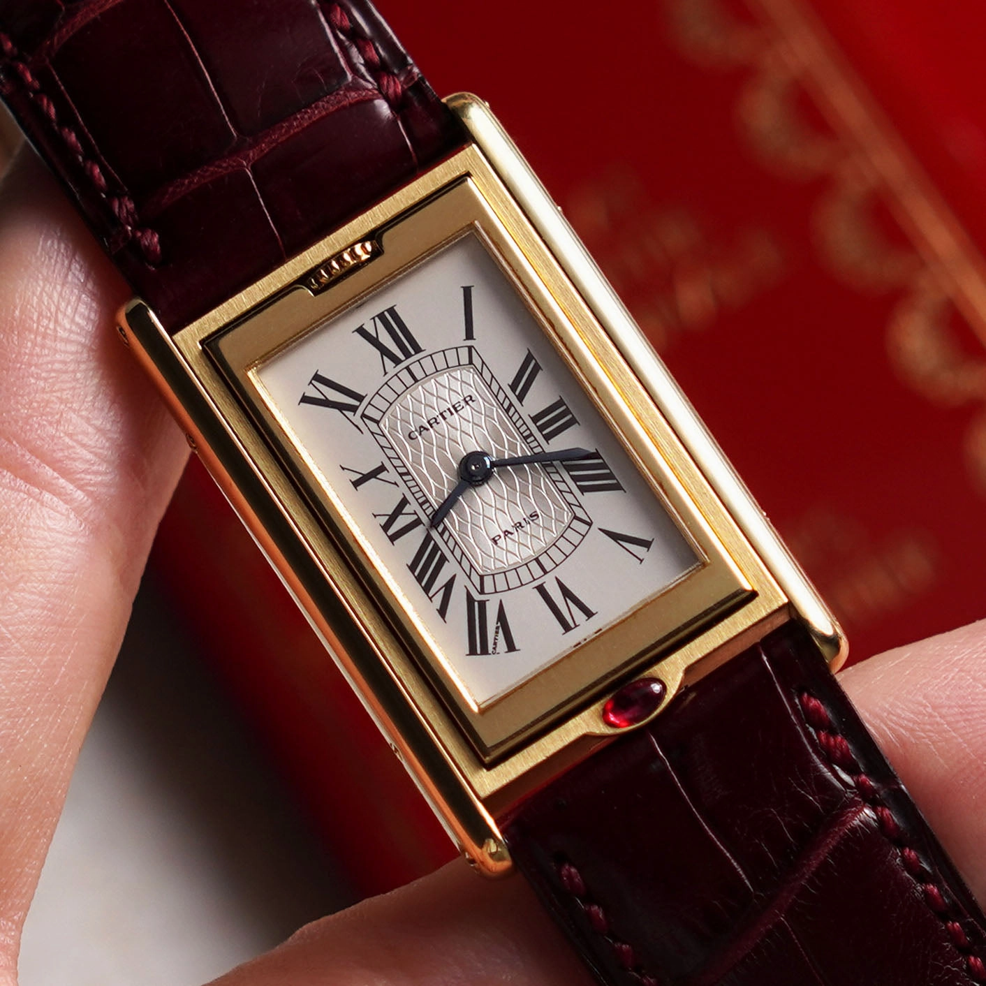 Cartier Tank Basculante 150th Anniversary 'I Love Cartier' Limited Edition, Yellow Gold