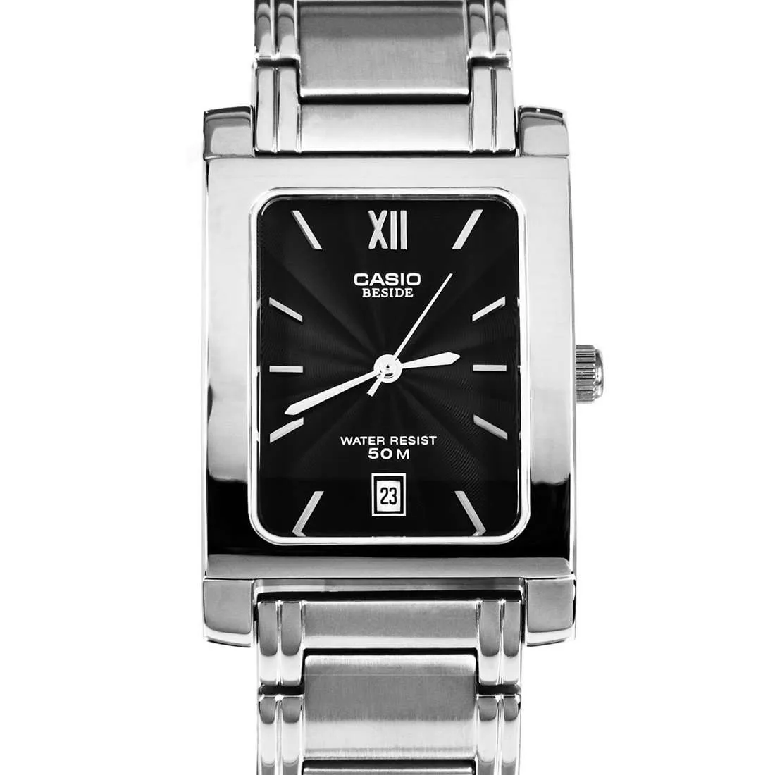 Casio BEM-100D-1AVDF Silver Stainless Watch for Men and Women