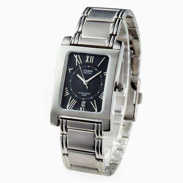 Casio BEM-100D-1AVDF Silver Stainless Watch for Men and Women