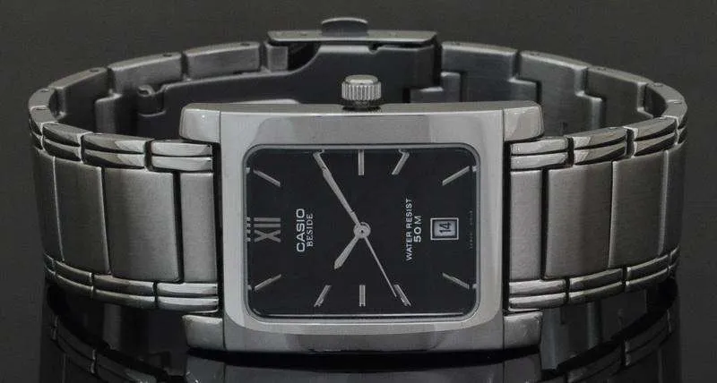 Casio BEM-100D-1AVDF Silver Stainless Watch for Men and Women