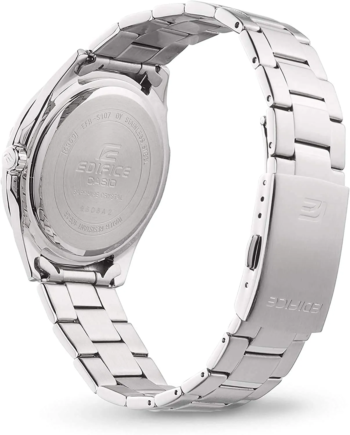 Casio Edifice EFR-S108D-1A Analog Stainless Steel Strap Watch For Men